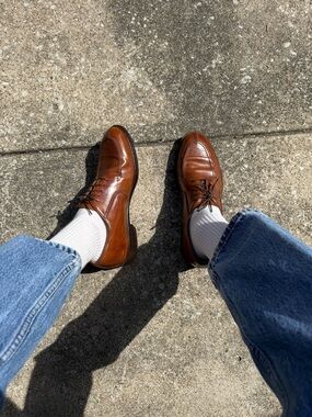 Pronto Uomo Oxford Brown Italian Smooth Leather Round Split Toe Lace-Up Shoes